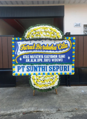 Papan Bunga Duka di Durian Rampak